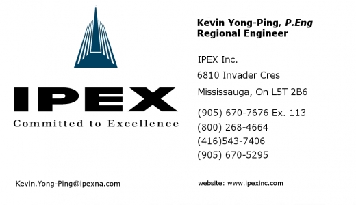 IPEX INC. - Booth 1 