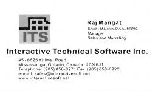 INTERACTIVE TECHNICAL SOFTWARE INC. - Booth 17 