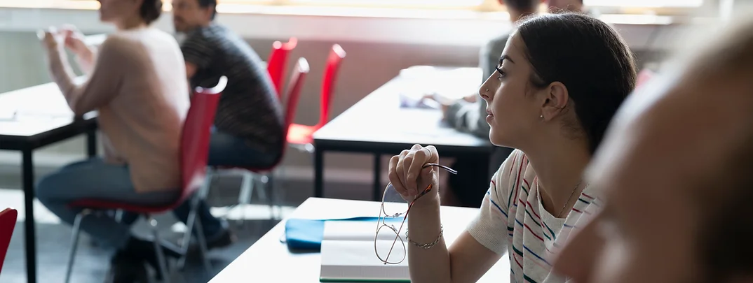 College Students in Classroom